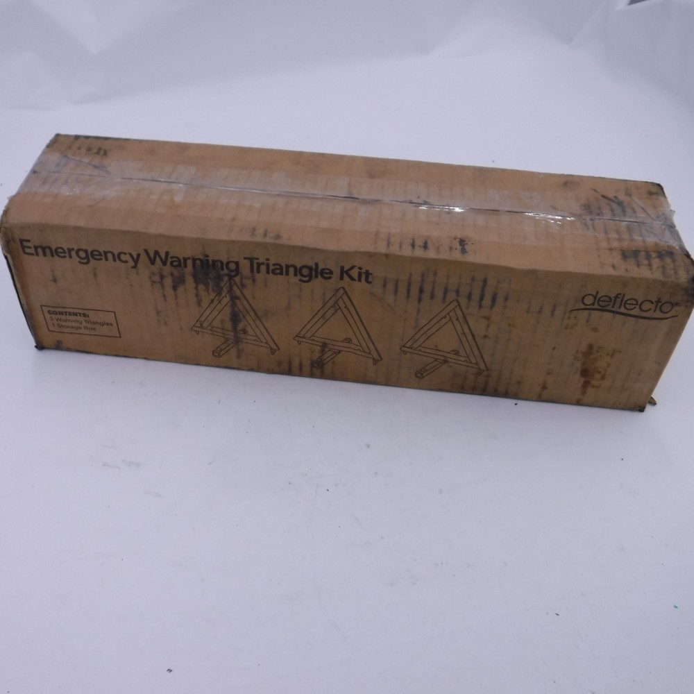 Deflecto Emergency Warning Triangle Kit Orange/Red 73071100