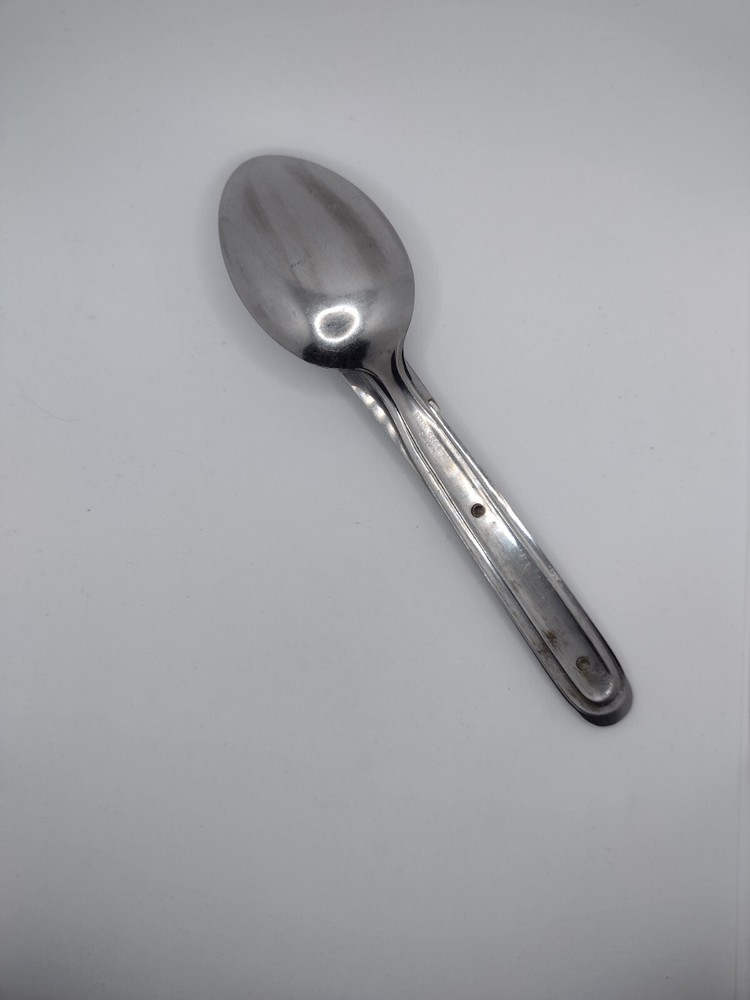 Vintage Camping Silverware Set Stainless Steel Interlocking