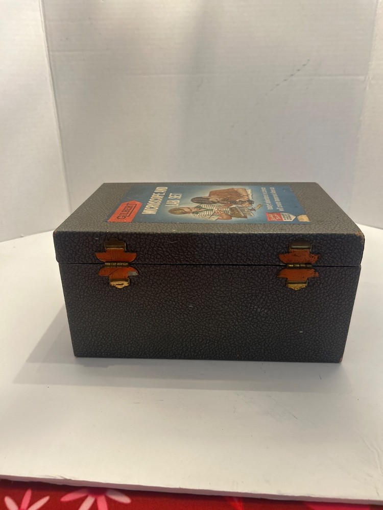Vintage 1950’s Gilbert Microscope & Box