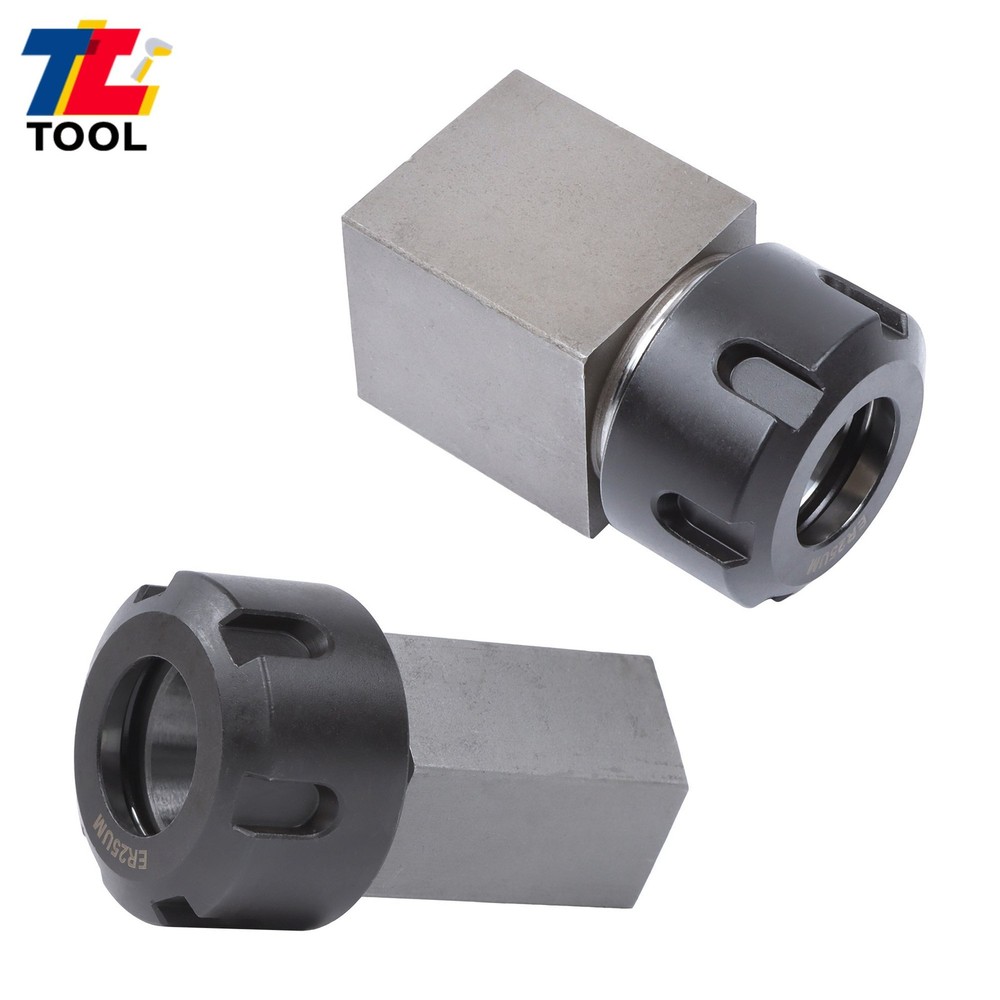 Precision ER-25 Collet Block Set Hex and Square 2-Piece Combo