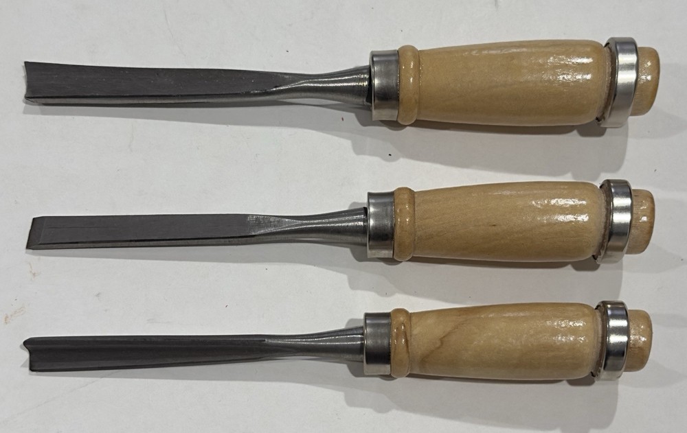 Wood Carving Hand Chisel Tool Set Professional Woodworking Gouges Steel 12 PCS