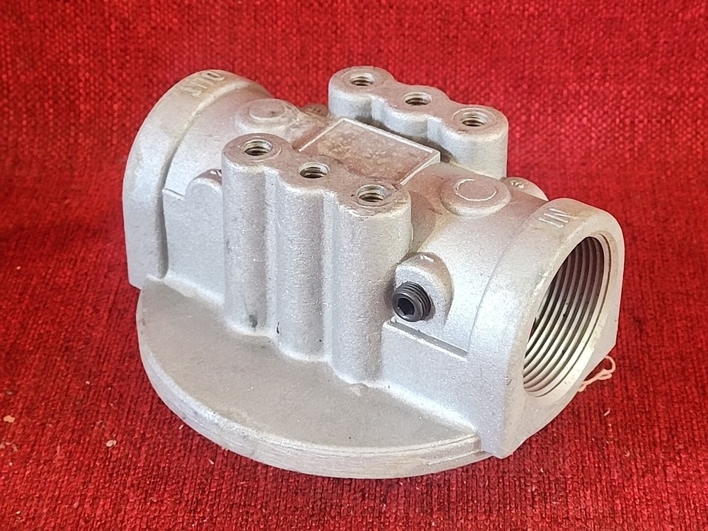 Stauff SSF180 Spin On Filter Head With Bypass Valve