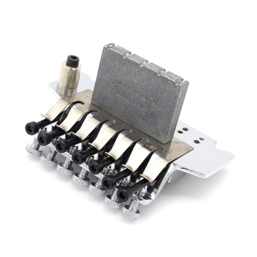 7 Strings Chrome Electric Guitar Bridge Double Locking System Tremolo Bridge