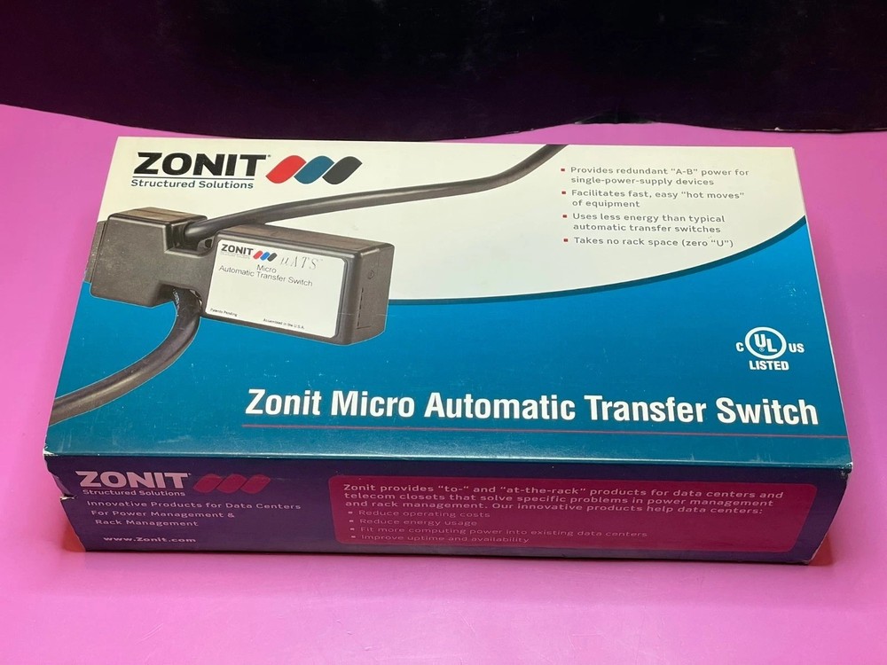 Zonit Micro Automatic Transfer Switch WATS1-LV-515 UL Listed ATS
