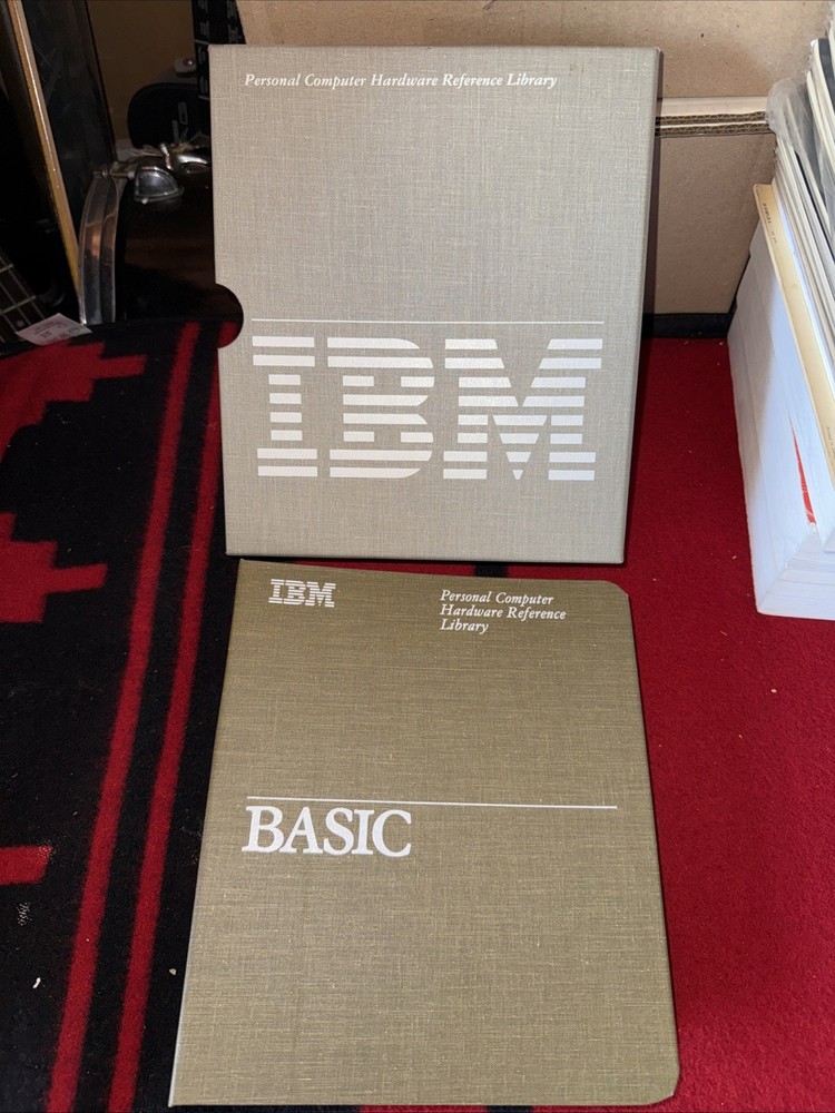Vintage 1986 IBM Library Book Technical Reference Personal Computers Basic 3.0