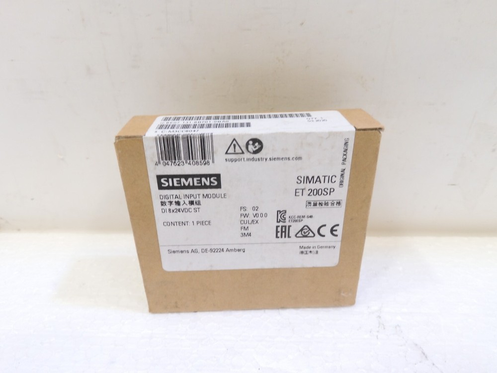 New Siemens 6ES7131-6BF01-0BA0 6ES7 131-6BF01-0BA0 ET 200SP Digital input module