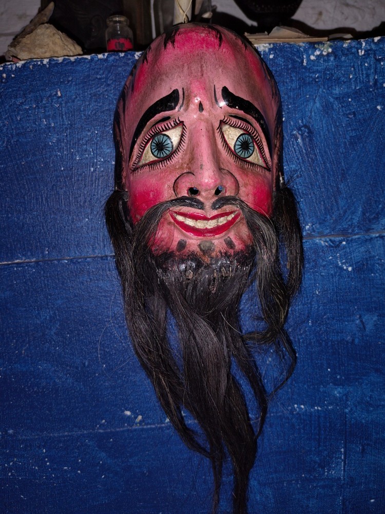Haunted Mexican Ritual Mask