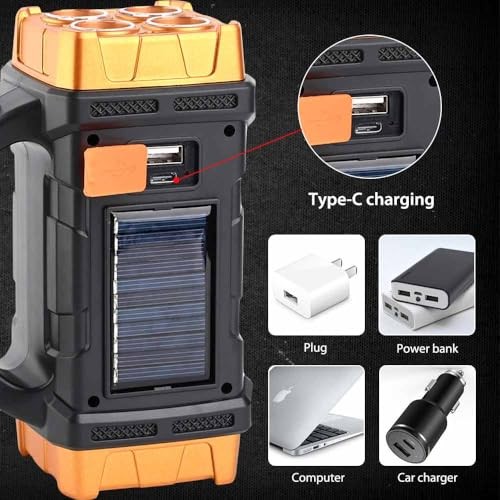 Premium High Lumens LED Work Light – Multipurpose Flashlight with Yellow