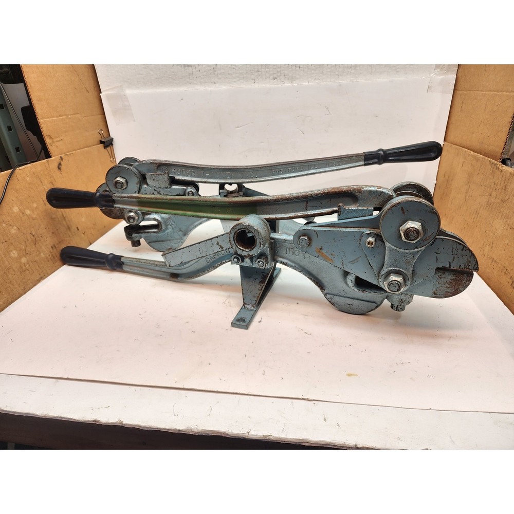 Roper Whitney 4 in 1 Multi Tool Strapmaster Cutting, Bending, Punching Twisting