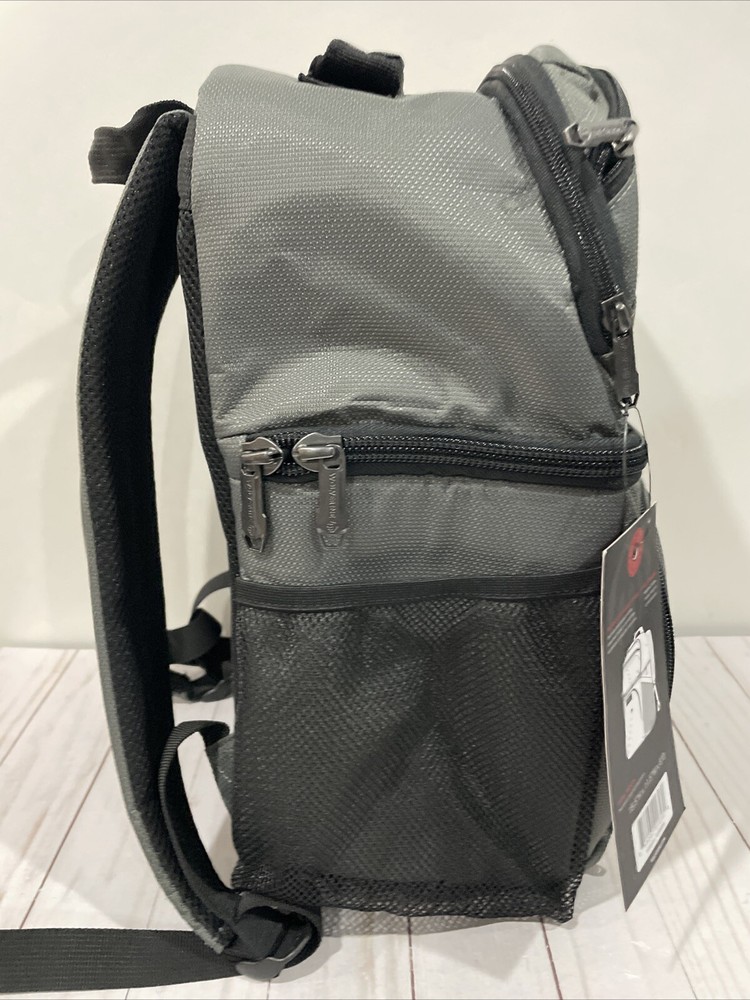 NWT Wolverine 18-Can Cooler Backpack Durable Nailhead Nylon Dual Compartment