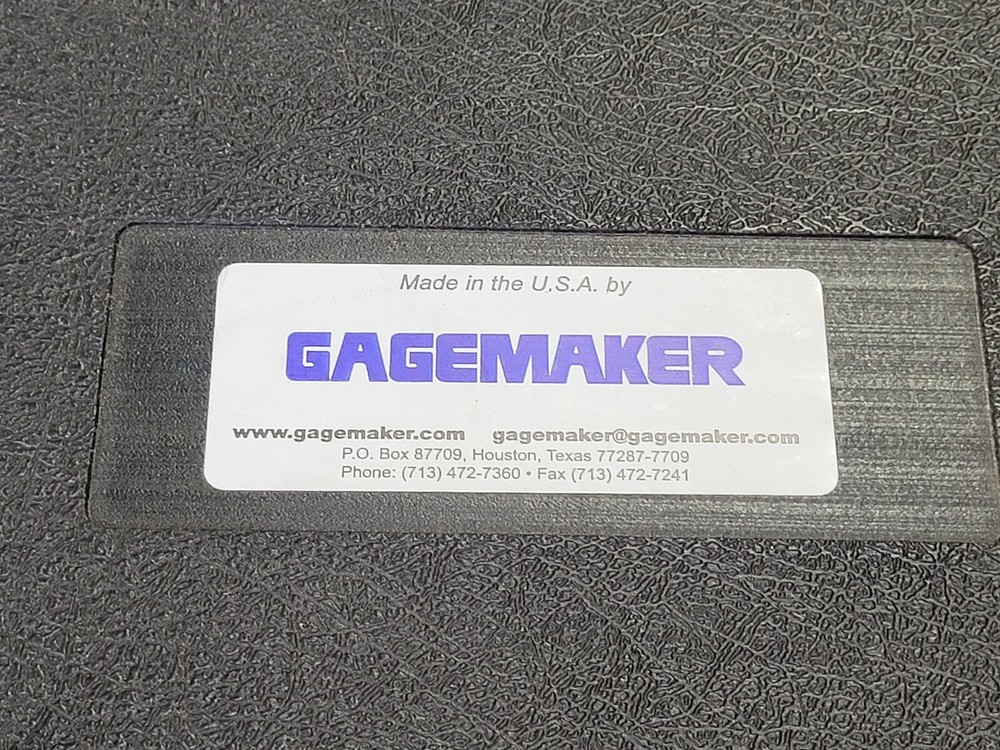 Gagemaker TA-3012 Internal Thread Addendum Gage T.072