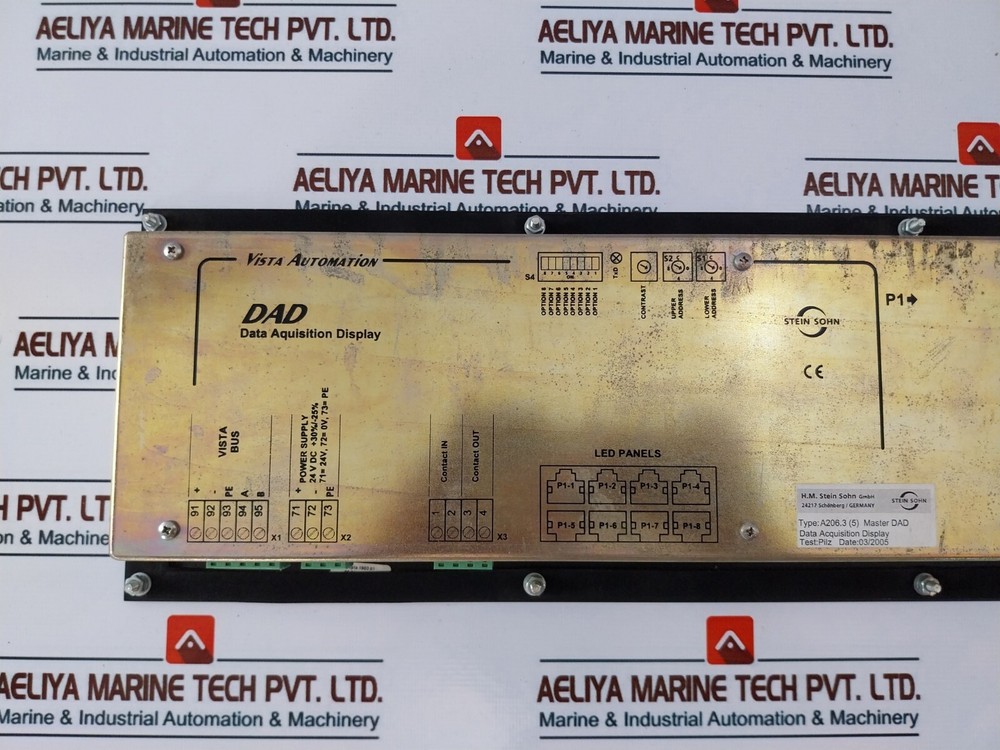 H.m. Stein Sohn A206.3 (5) Master Dad Data Acquisition Display 24Vdc