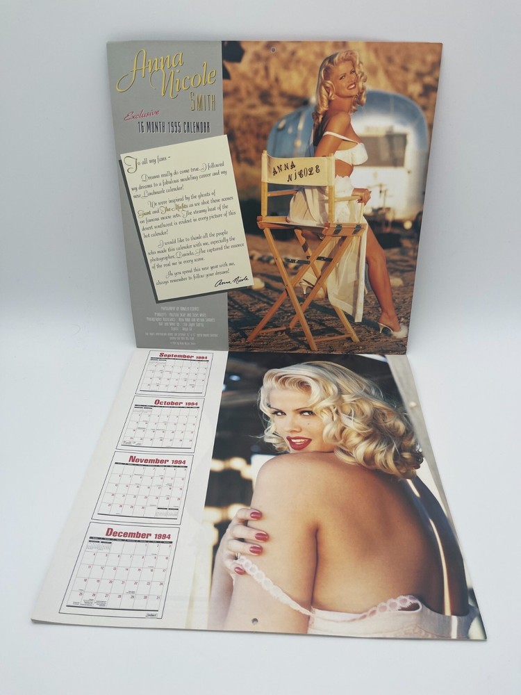 Anna Nicole Smith 1995 Calendar