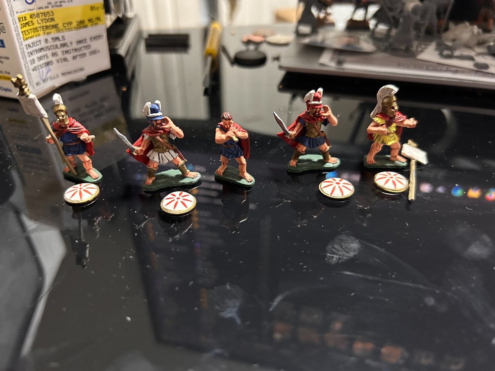 35 Old Glory Macedonian Phalangites Painted with Command