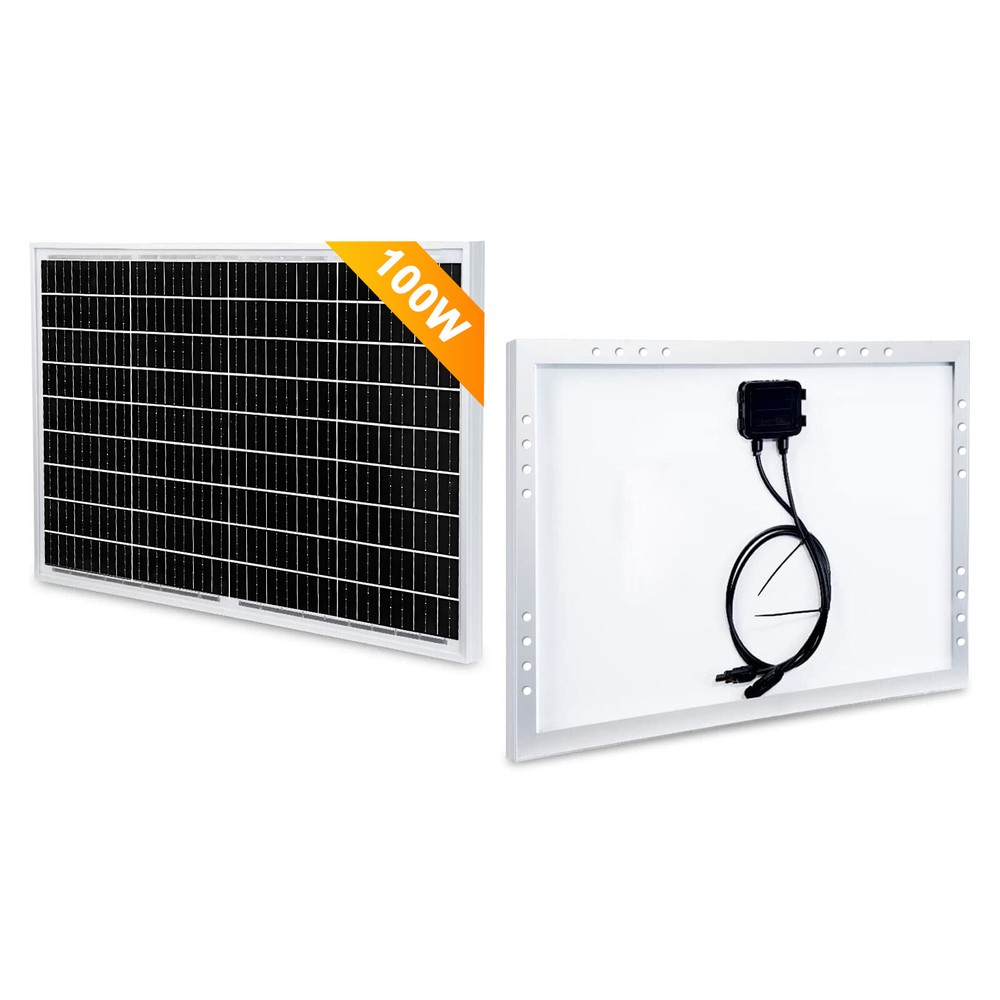 100W 12V Solar Panel High Efficiency Monocrystalline PV Module for Home Camping