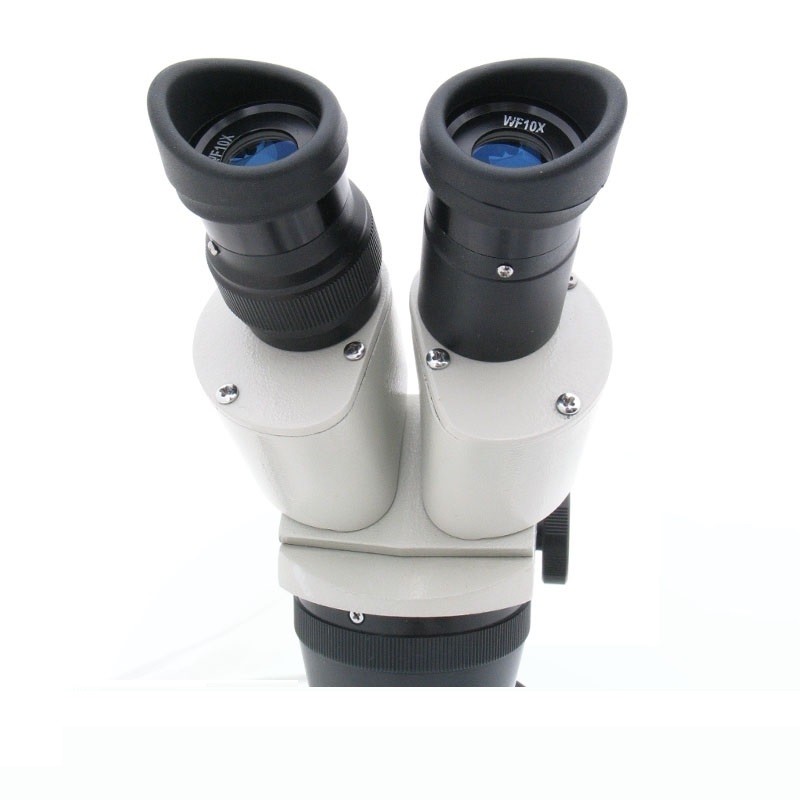 1X 3X Objective Binocular Stereo Microscope PCB Lab Inspection Wide Field