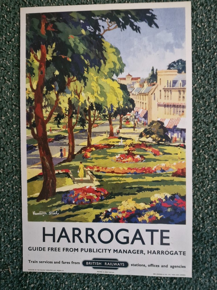 BRITISH  RAILWAYS  Harrogate  poster