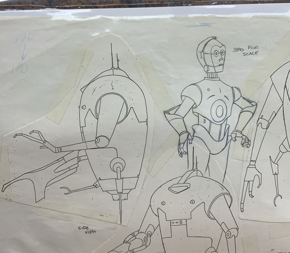 Star Wars DROIDS Artwork