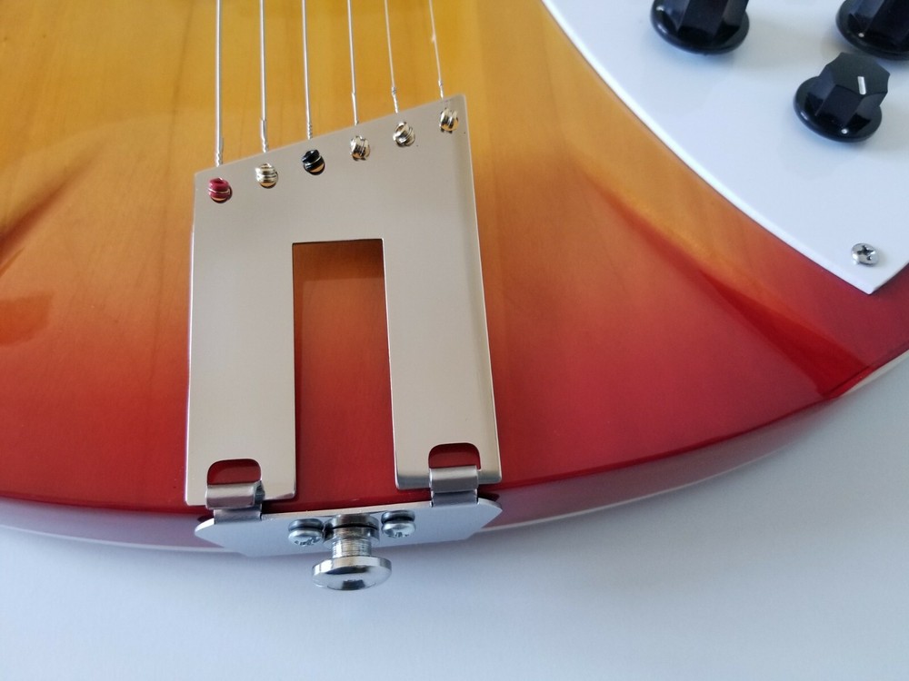6 -String trapeze tailpiece for Rickenbacker to convert R-Tailpiece 