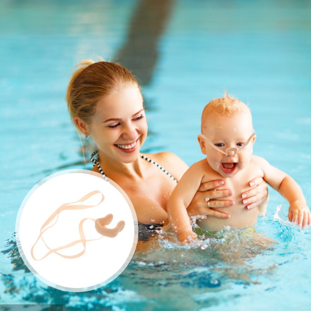 Waterproof Nose Clip for Swimming with Comfortable Adjustable Strap