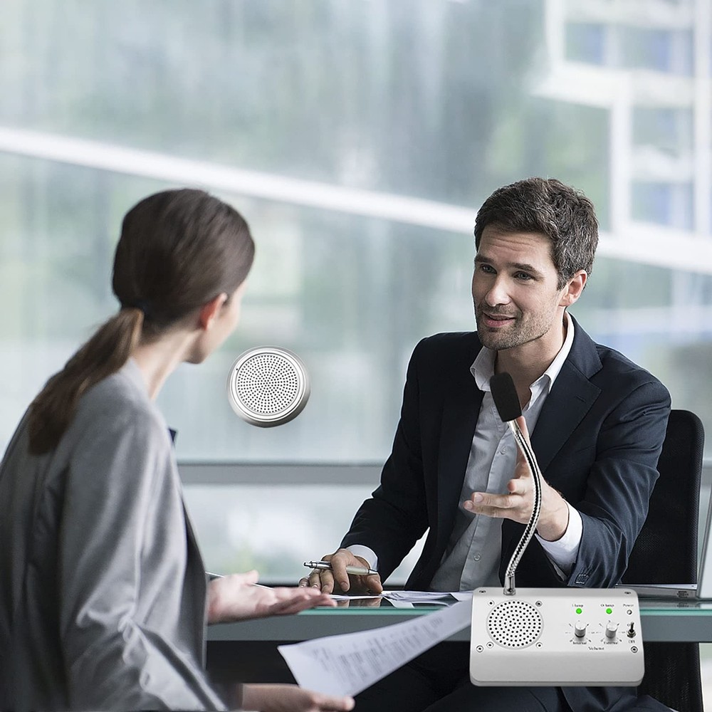 Window Speaker System, Dual Way Window Microphone Intercom Speaker, Intercom ...