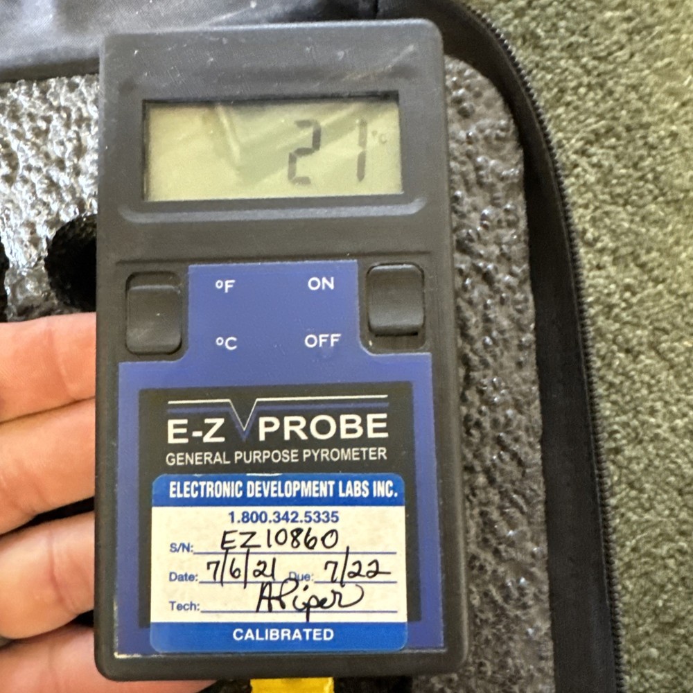 EDL E-Z Probe Digital Pyrometer Thermocouple Type K