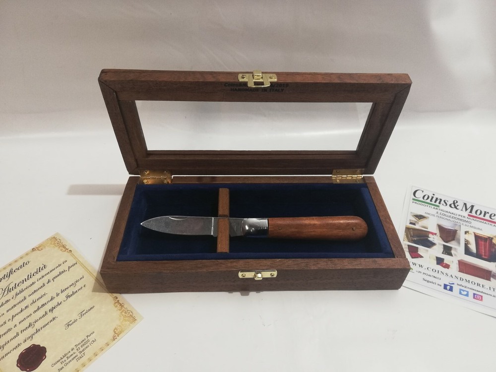 Wood Display Case For Knives Coins