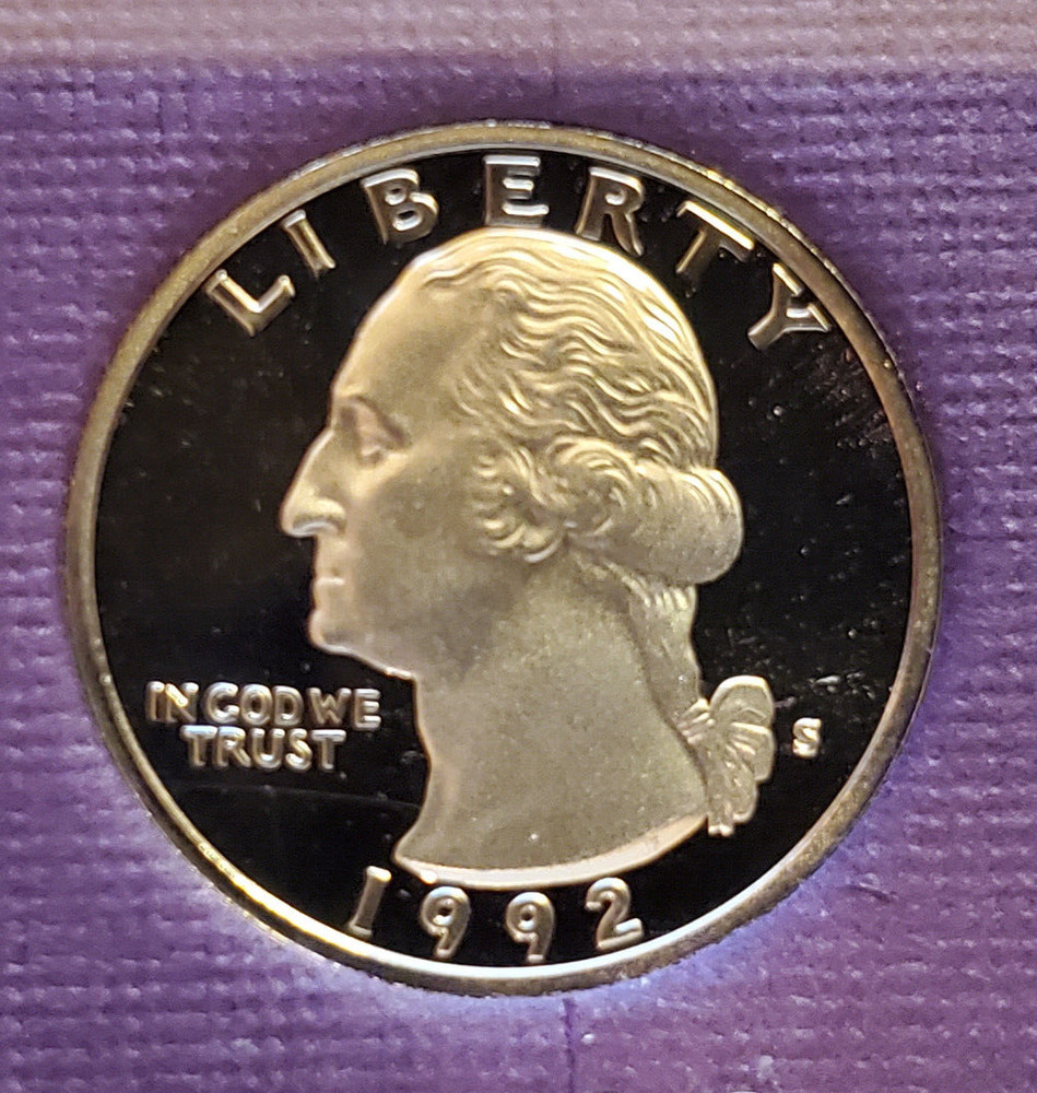 1992-S US Proof Set Clad - 5 coins - Original mint box