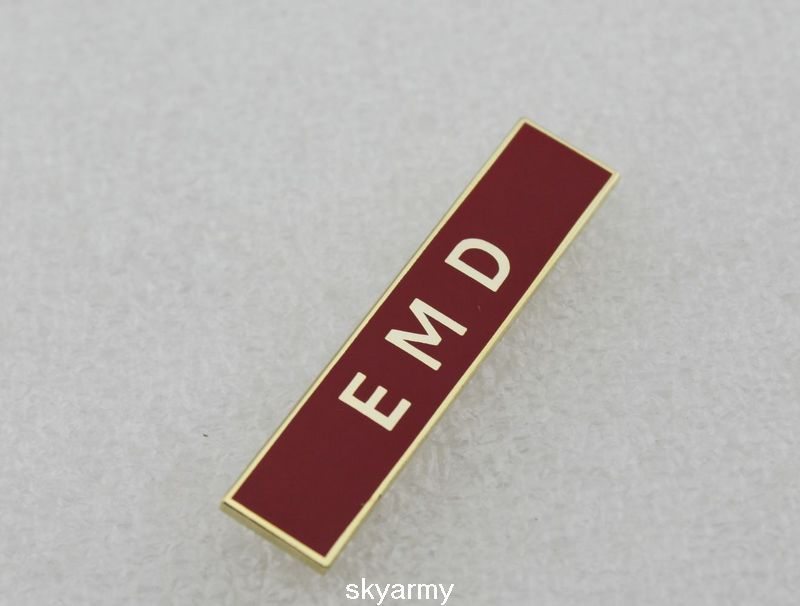 Uniform Citation Bar EMD Citation Bar Service Certification Lapel Pin