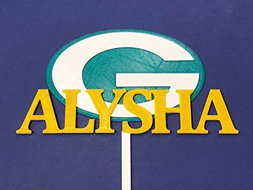 Green Bay Packers Personalized Cake Topper NFL