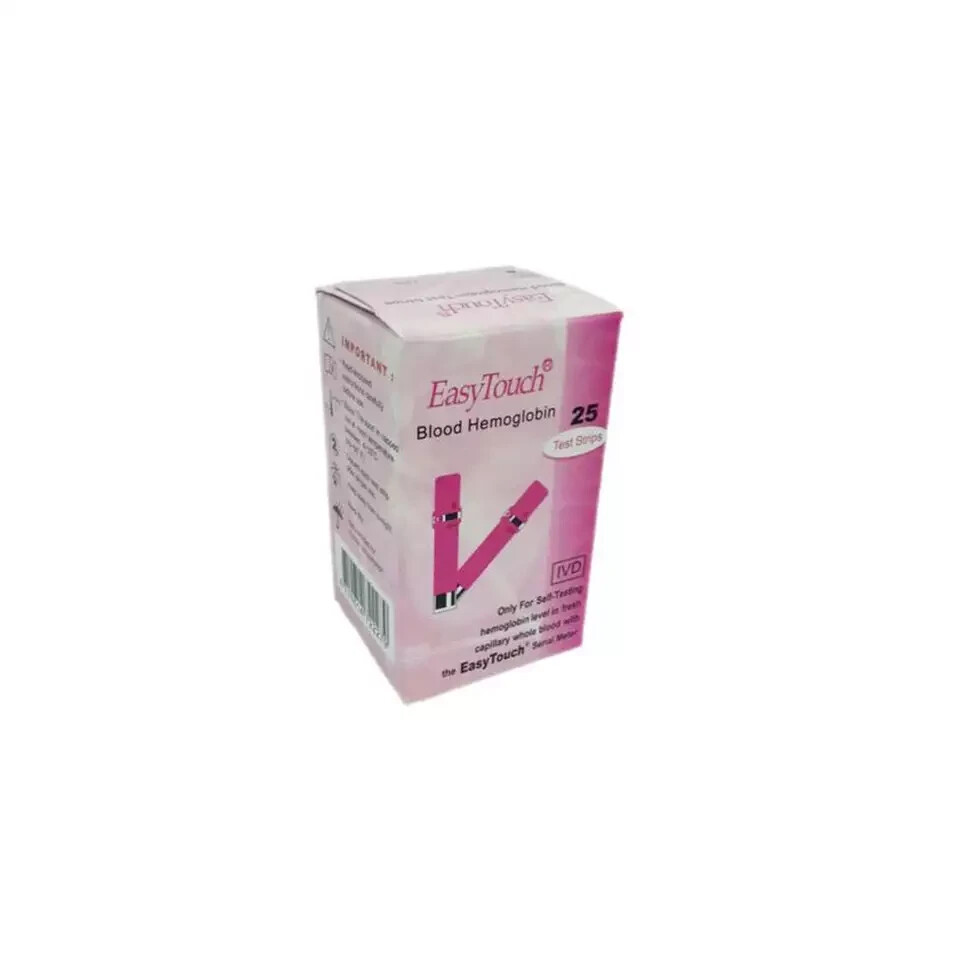 🫰🏻EasyTouch Blood Hemoglobin Test Strips 1 box ( 25 Test Strips) 🫰🏻