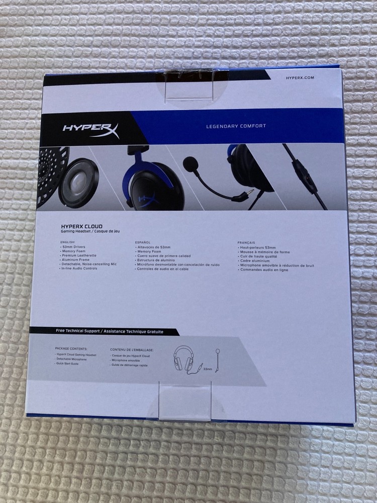 HyperX Cloud Gaming Headset (Black-Blue)