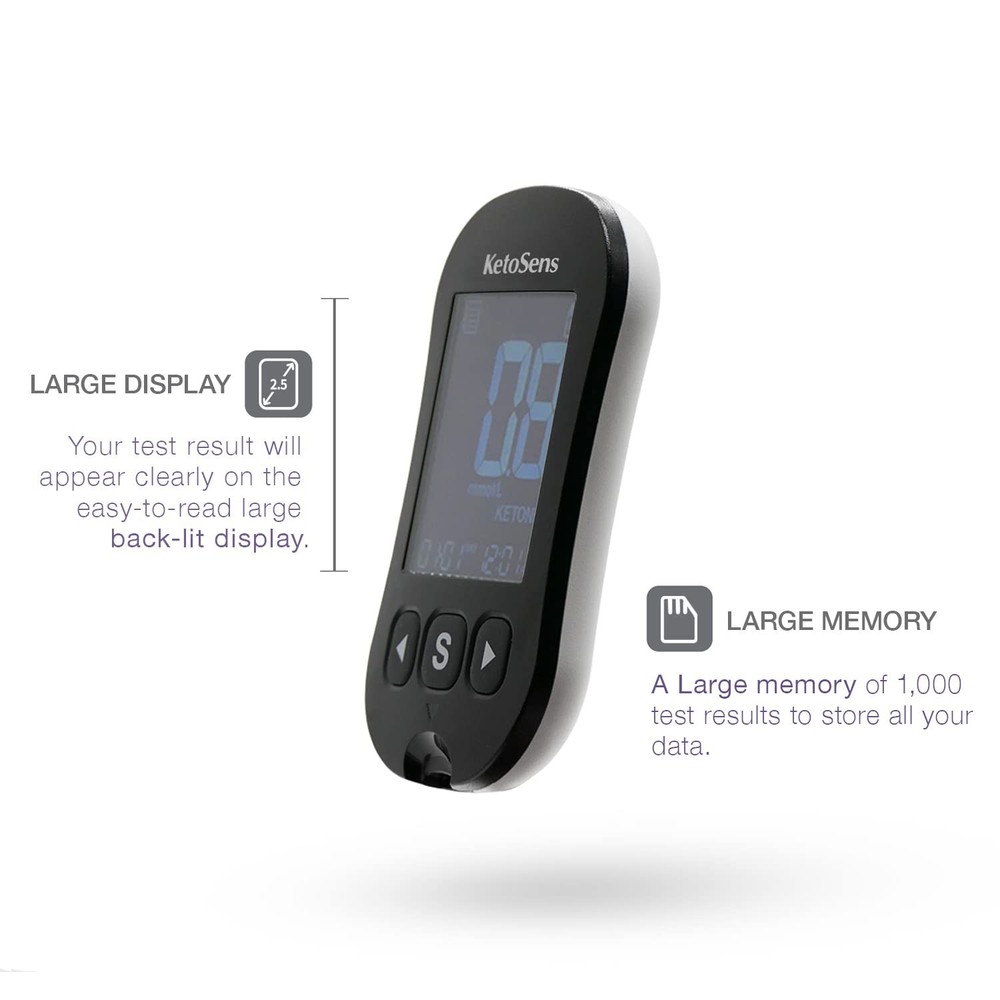 Blood Ketone Testing Starter Set: Keto Diet App