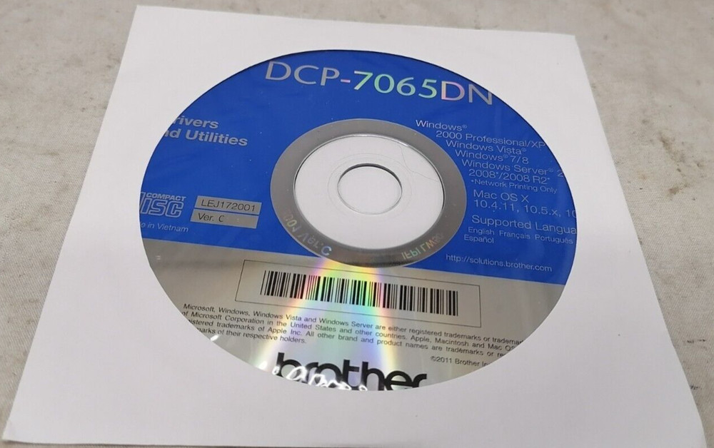 Brother DCP-7065DN Drivers and Utilities CD