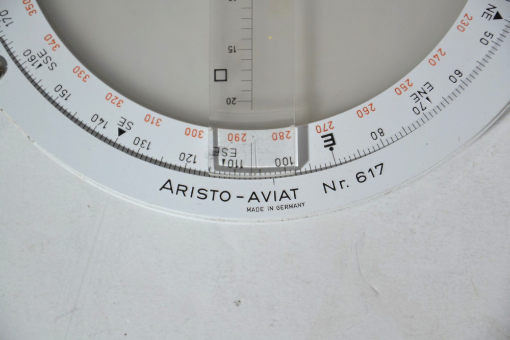 ARISTO Aviat 617 Slide Rule Flight Computer with Original Leather Case