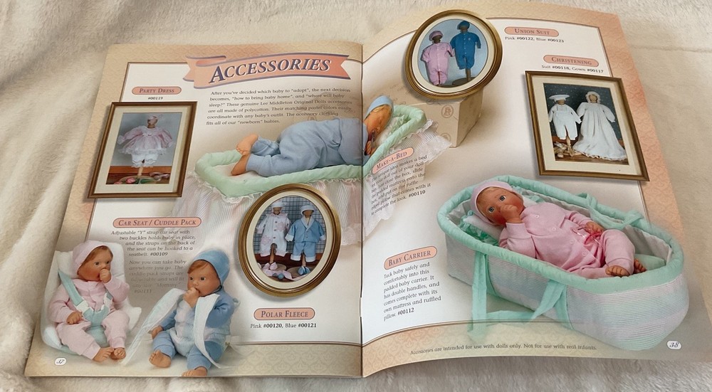 LEE MIDDLETON ORIGINAL DOLL PICTORIAL BROCHURE CATALOG SPRING 2000