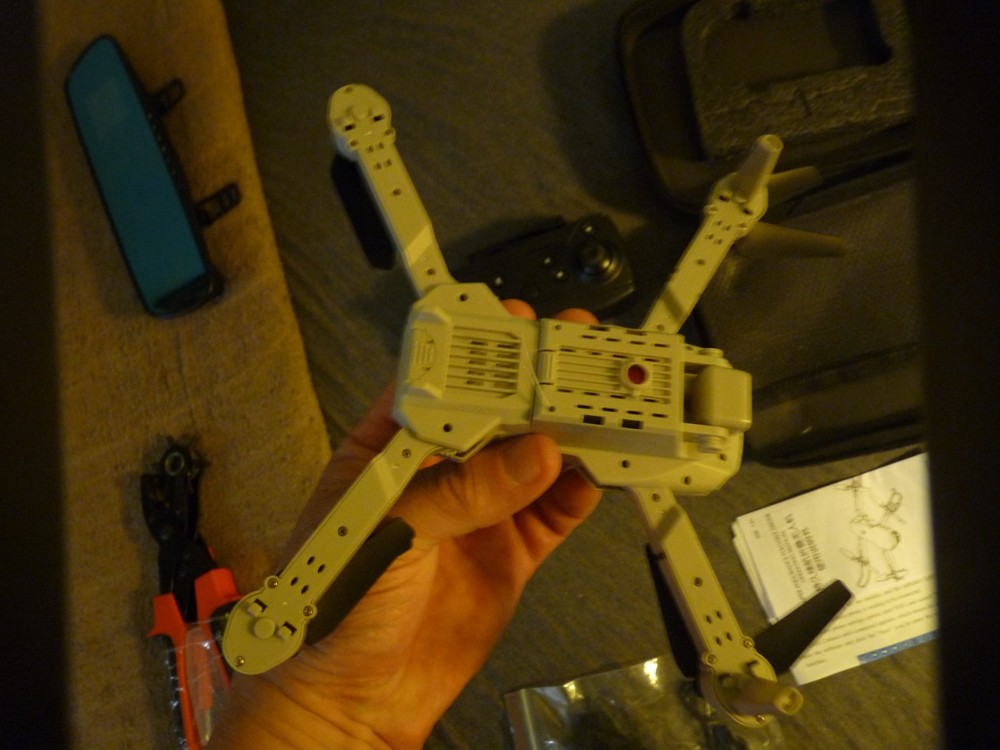 rc camera drone with case untested (read)