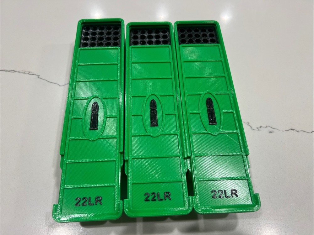22LR Ammo Box 100rd Capacity (3 Pack)