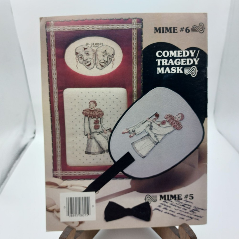 Romantic Mimes To Cross Stitch Pattern Booklet