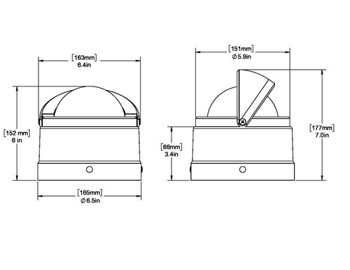 Ritchie Compass, Binnacle Mount, 4.5" Dial, Silv DNP-200