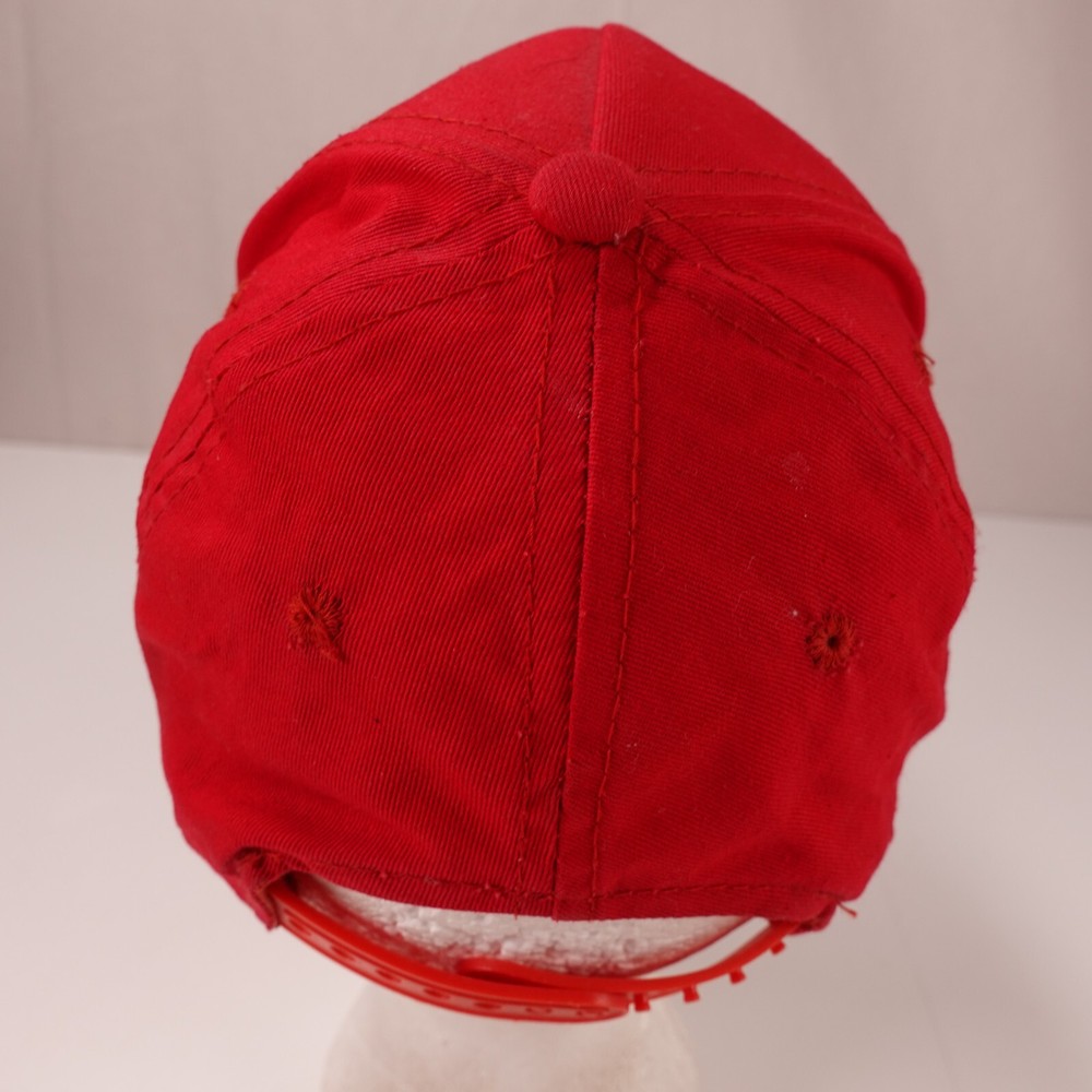 SH Red Baseball Cap Adjustable Style Youth Hat Fit