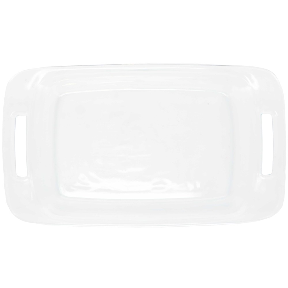 Pyrex C-232 2qt Easy Grab Clear Glass Rectangular Baking Dish