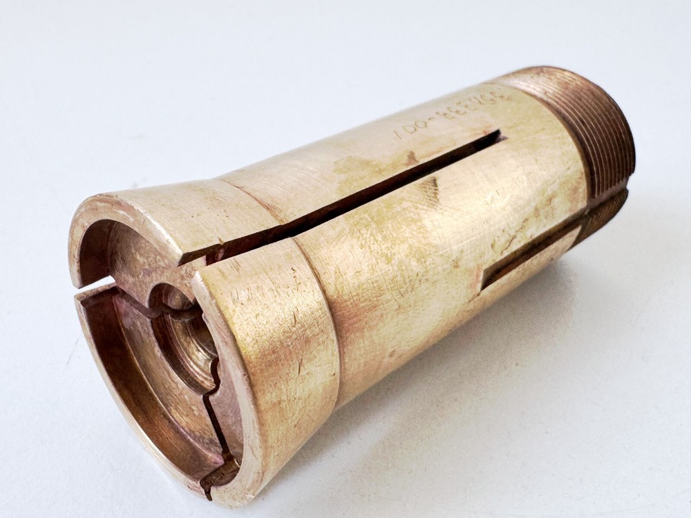 MSC Brass 5C Round Emergency Collet Internal/External Threads 1.224 Counter Bore