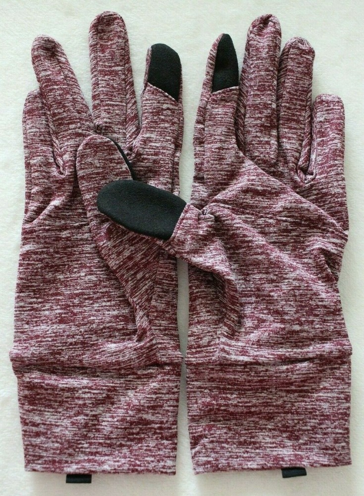 Nike Dry Element Running Gloves Dark Beetroot/Silver Women's Medium