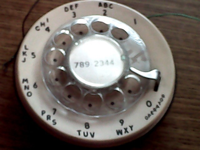 ITT Rotary Phone Dial,For Parts
