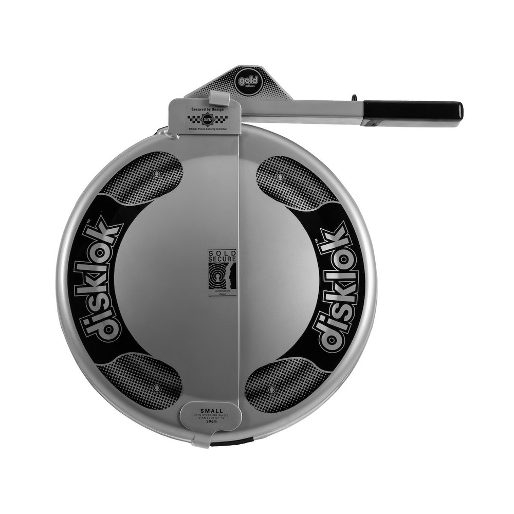 Disklok Security Device - Steering Wheel Lock - Silver - Thatcham Approved