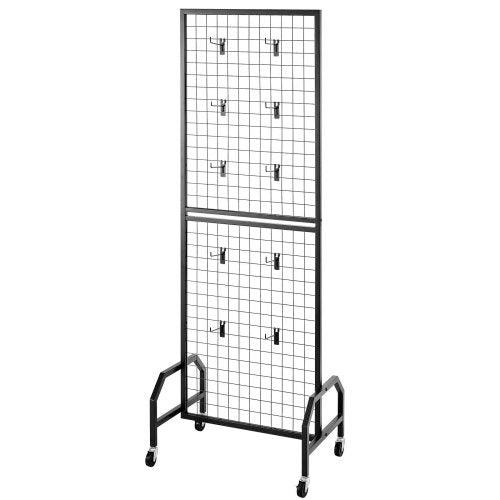 Grid Wall Panel 19 x 5.4 ft Wire Grid Panels Display Rack Movable Art