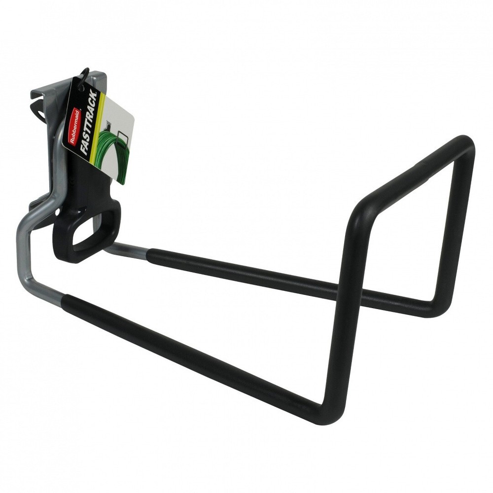 Rubbermaid FastTrack Rail Garage Storage System Water Hose Hook, Black (3 Pack)