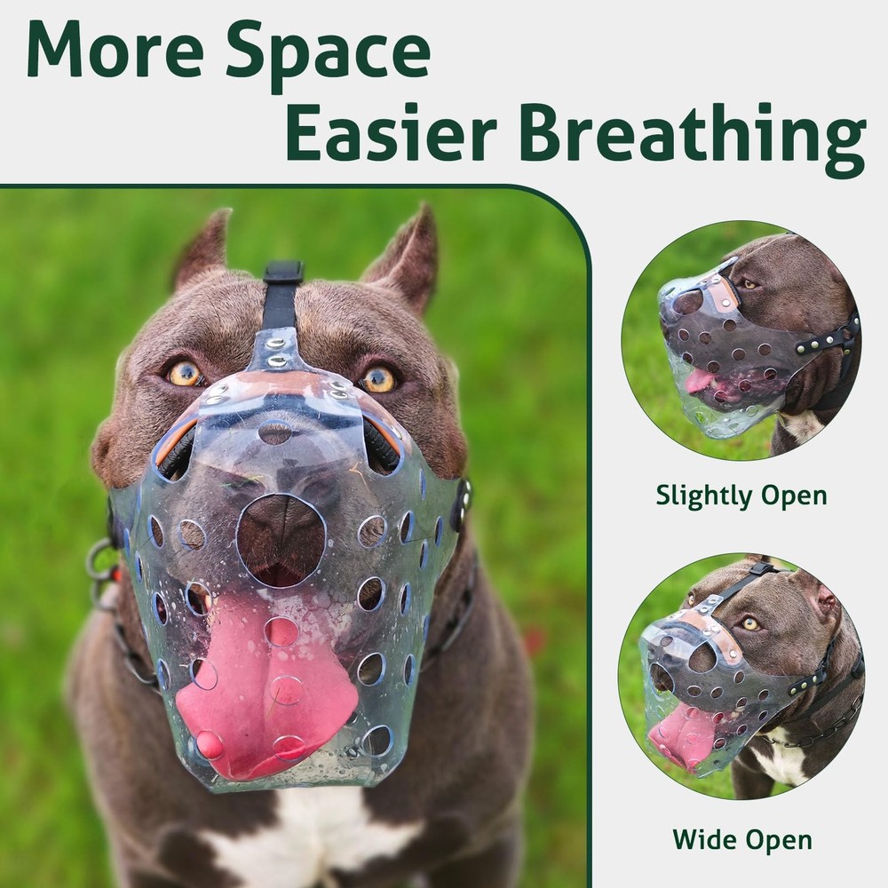 Pitbull Muzzle Basket Muzzle for Large Dogs Rottweiler to Prevent Biting Chew