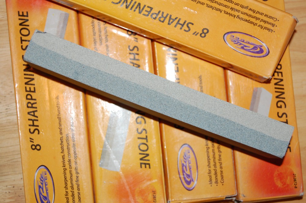 5pcs 8” sharpening stone bonded aluminum oxide see description broken chipped